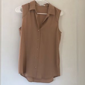 Everlane silk blouse